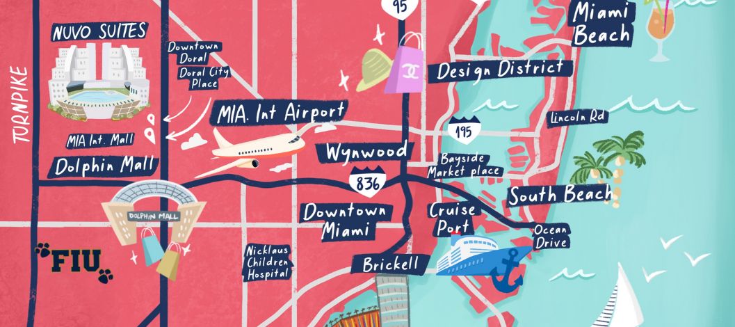 Nuvo map of key things to do in miami